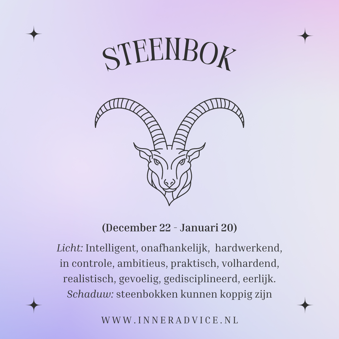 Het steenbok seizoen vraagt je om jezelf te herontdekken en je doelen