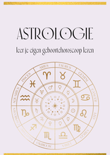 Afbeelding in Gallery-weergave laden, Astrologie: leer je eigen geboortehoroscoop lezen (e-book/werkboek)
