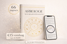 Afbeelding in Gallery-weergave laden, Astrologie: leer je eigen geboortehoroscoop lezen (e-book/werkboek)

