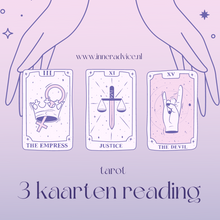 Afbeelding in Gallery-weergave laden, Tarot 3 kaarten reading
